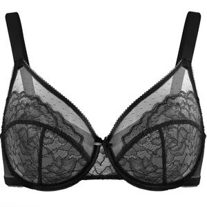 HSIA Lace Underwire Unpadded Minimizer Bra